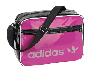 adidas airline bag in pink und glanz