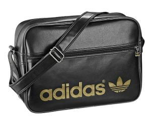 adidas Airline Bag schwarz mit Gold