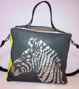 Handtasche von 00sm mit Zebra